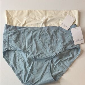 Le Mystere Assortment of Panties 2 Pairs. Size Large